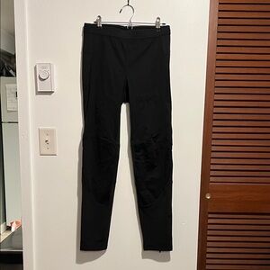 Sleek Black Women's Swix Alpamayo Tight